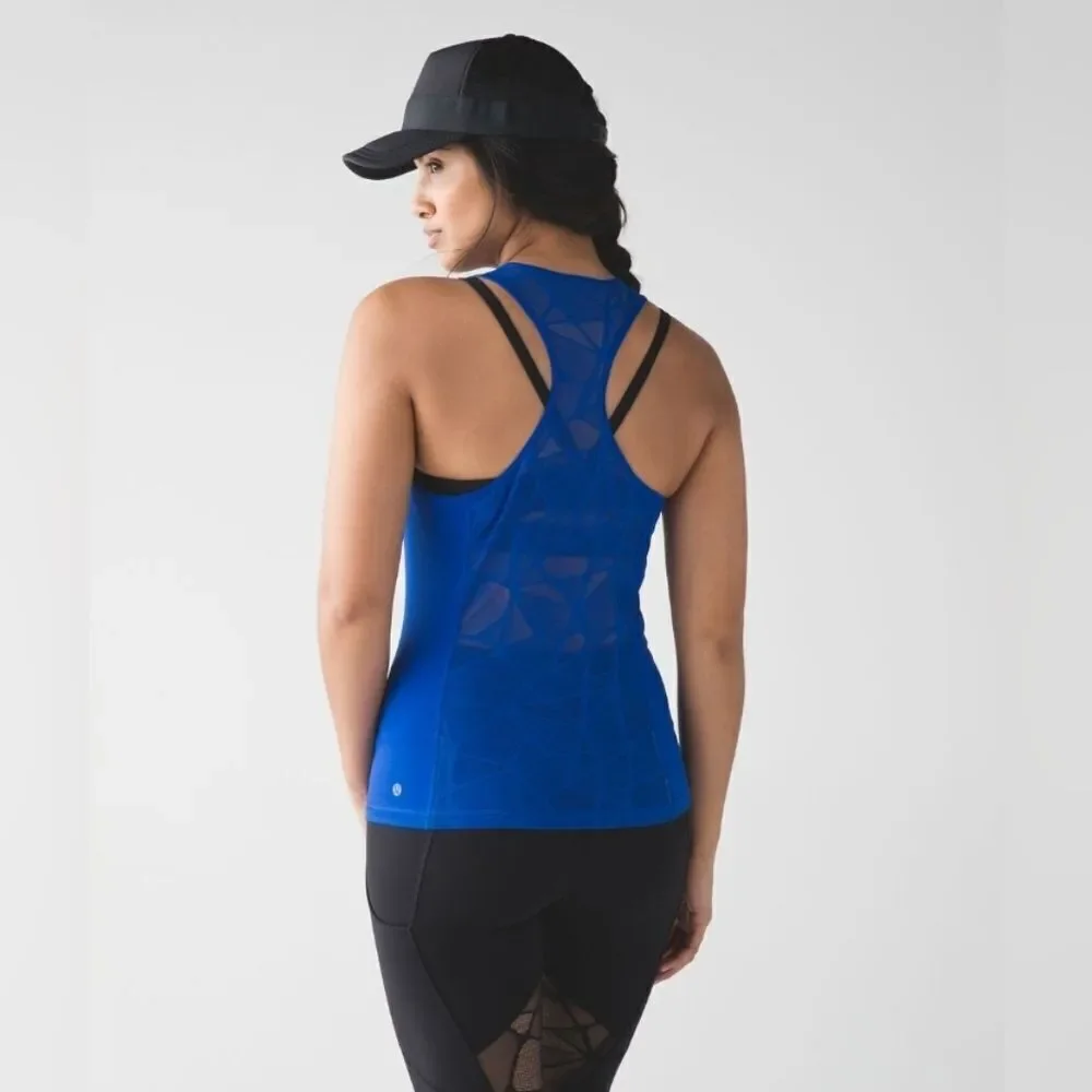 Lululemon Goal Crusher Tank Harbor Blue